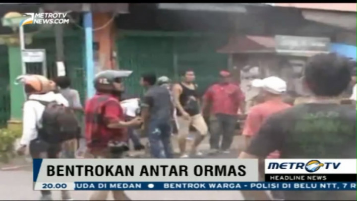 Dua Ormas Kepemudaan di Medan Terlibat Bentrok