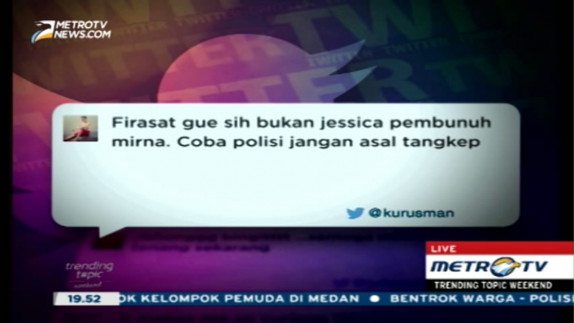 Respon Netizen Soal Penetapan Jessica Sebagai Tersangka