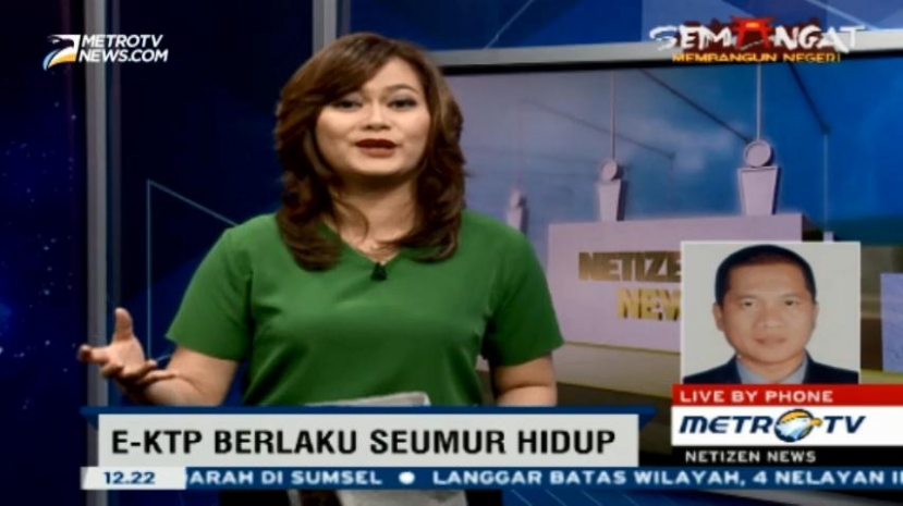 E-KTP Berlaku Seumur Hidup