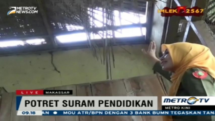 Memprihatinkan, Plafon SD Bonto Lebang Nyaris Ambruk