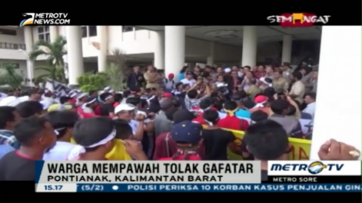  Ratusan Warga Mempawah Tolak Pemulangan Eks Gafatar 