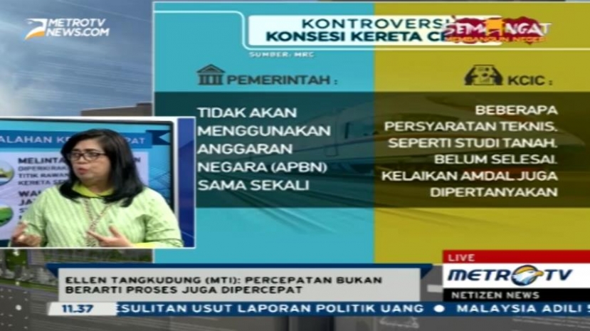 Kereta Cepat Dinilai Sangat Menguntungkan Bagi Masyarakat
