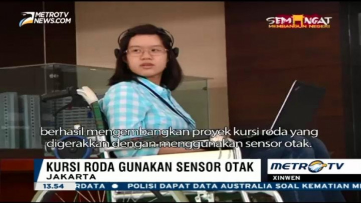 Hebat, Mahasiswa Binus Kembangkan Kursi Roda dengan Sensor Otak