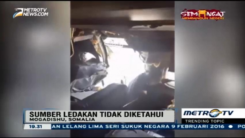 Video Amatir Pascaledakan Pesawat Somalia