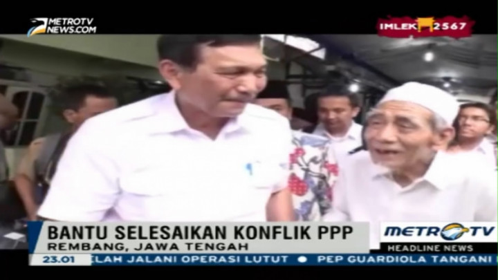 Mbah Moen Harap Luhut Bantu Selesaikan Konflik PPP
