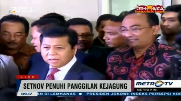 Setnov Penuhi Panggilan Kejagung