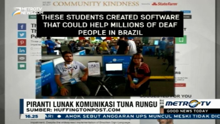 Tiga Mahasiswa di Brazil Ciptakan Software untuk Tuna Rungu