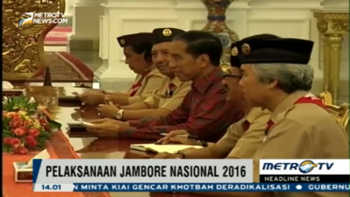 Jokowi Bertemu Kwarnas Pramuka Bahas Jambore Nasional