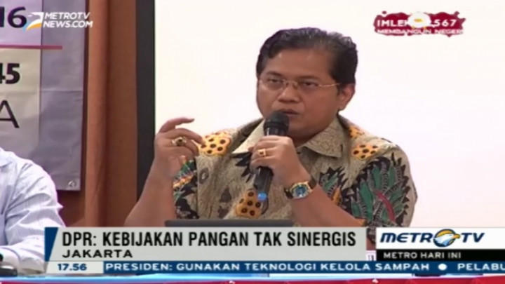 DPR Nilai Kebijakan Pemerintah Soal Pangan Tak Kompak