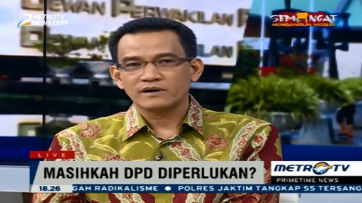 Alasan DPD Seperti Lembaga 'Anak Tiri' Menurut Refly Harun 