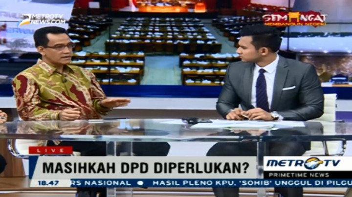 Refly Harun: Jika DPD Bubar, Masyarakat akan Diwakili oleh Parpol 