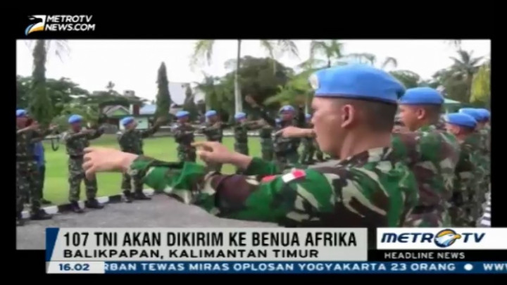 107 Prajurit TNI akan Dikirim ke Sudan