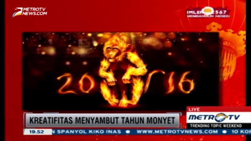 Kreatifitas Menyambut Tahun Monyet