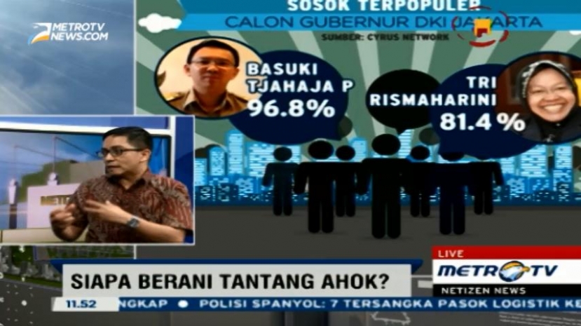 Pengamat Nilai Keunggulan Ahok Bersifat Sementara