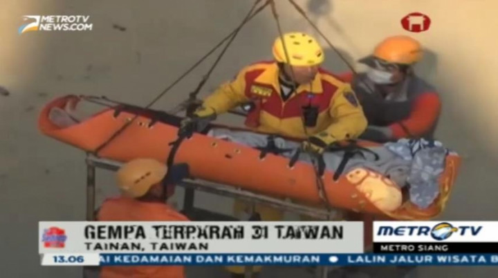 Terjebak 24 Jam, Seorang Warga Taiwan Selamat dari Reruntuhan