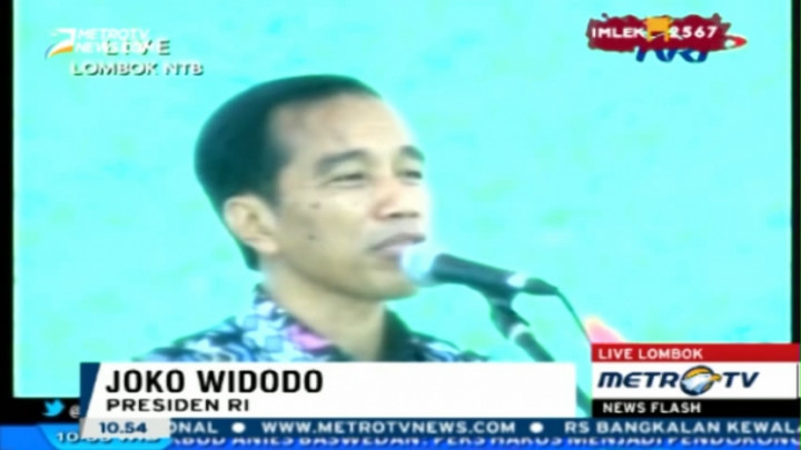 Sindir Media, Jokowi Bacakan Berita yang Dinilai Mengganggu