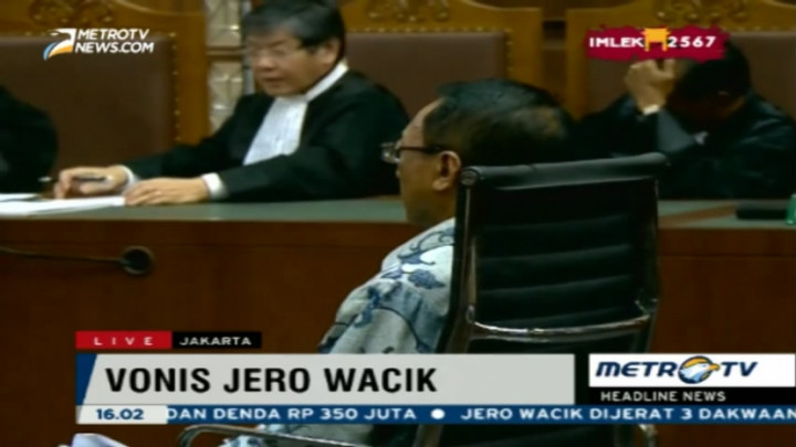 Hakim Tipikor Bacakan Kronologi Kasus Jero Wacik