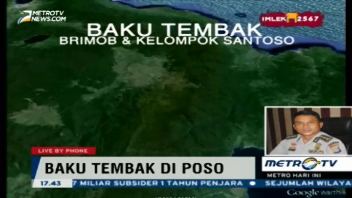 Ini Kronologi Baku Tembak Anggota Brimob dengan Kelompok Santoso