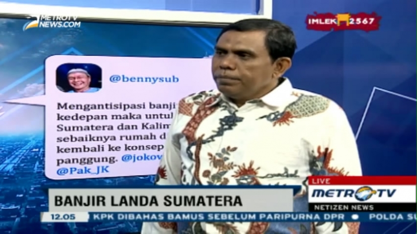  Pengelolaan Alam Sumatera yang Keliru Jadi Penyebab Bencana 