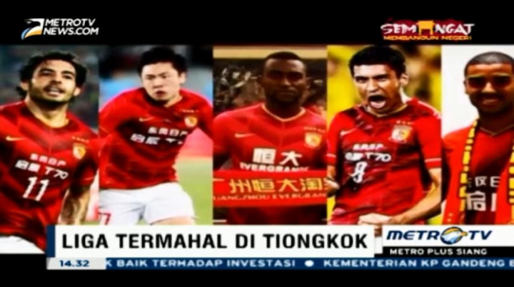 Transaksi Fantastis Liga Tiongkok