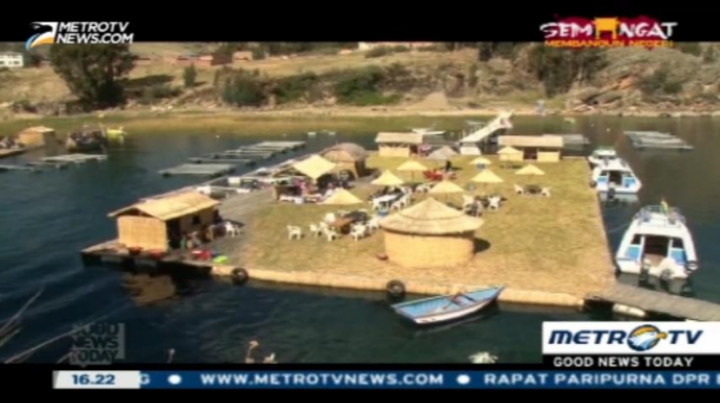 Keren, Pulau Terapung di Bolivia Terbuat dari Botol Plastik Bekas
