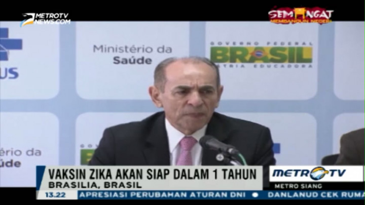 Brasil Kembangkan Vaksin Virus Zika