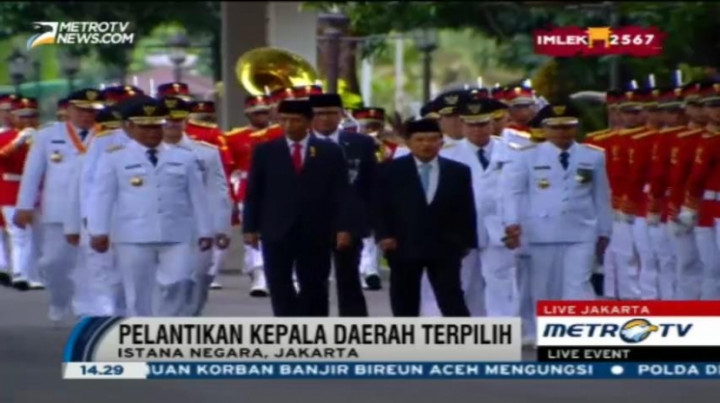  Jokowi-JK 'Arak' Kepala Daerah Terpilih ke Istana Negara 