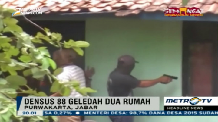 Dua Rumah Terduga Teroris Thamrin di Purwakarta Digeledah