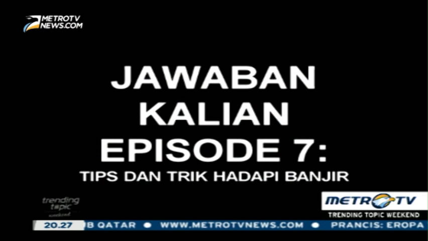 Tips dan Trik Hadapi Banjir ala Youtuber