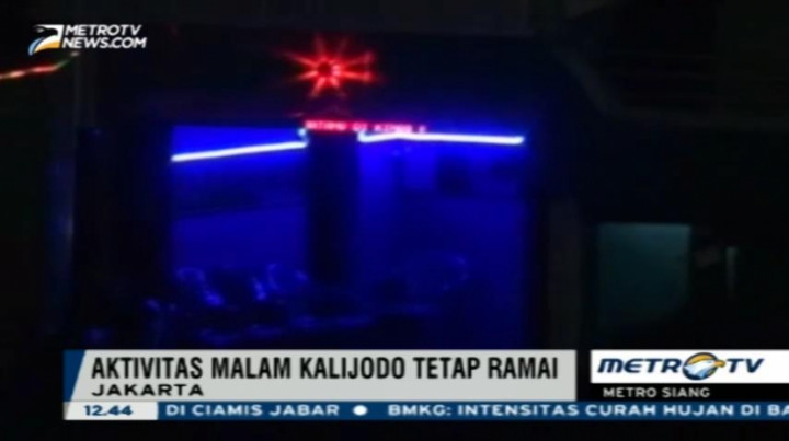 Terancam Digusur, Aktivitas Malam Kalijodo Tetap Ramai
