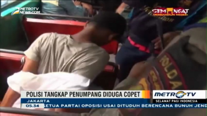 Razia Metromini, Polisi Tangkap Penumpang Diduga Copet