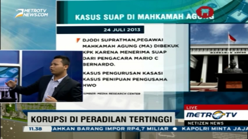 ICW Sebut Suap di Peradilan Sudah Lazim 