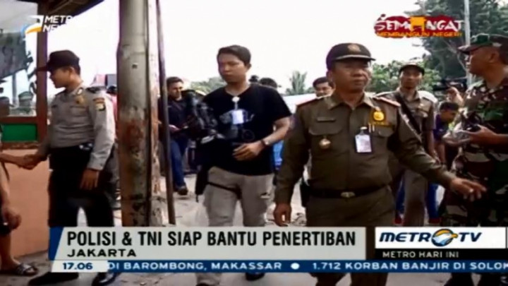 Polisi dan TNI Siap Bantu Penertiban Kalijodo
