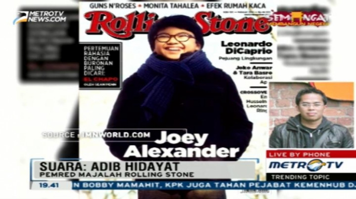 Joey Alexander Tampil di Sampul Majalah Rolling Stone Indonesia