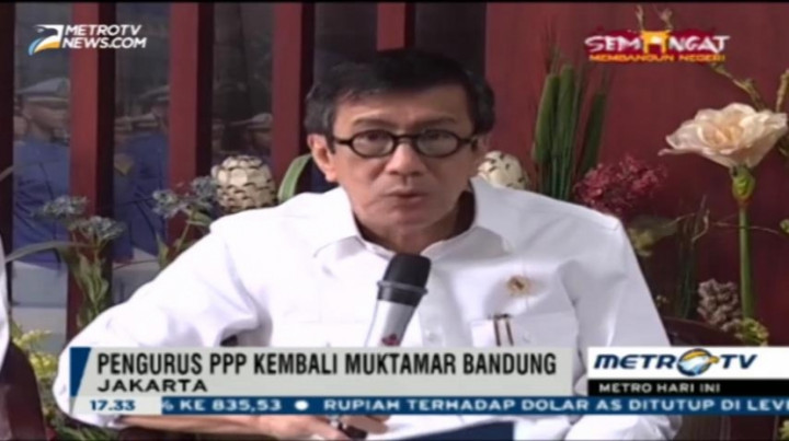 Kemenkumham Aktifkan Kembali Kepengurusan PPP Hasil Muktamar Bandung