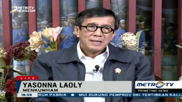 Ini Alasan Yasonna Sahkan Kembali DPP PPP Muktamar Bandung 