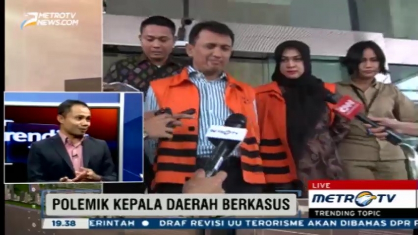 ICW: Kepala Daerah Berstatus Tersangka Melanggar Sumpah Jabatan