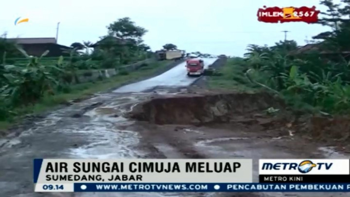 Jalur Alternatif Sumedang-Tasikmalaya Amblas