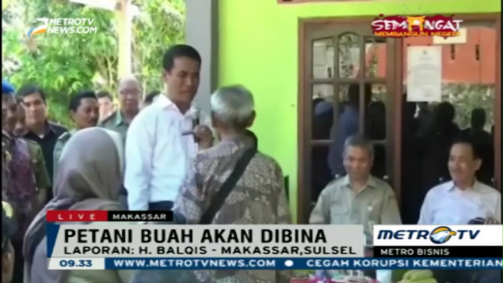 Hadapi MEA, Mentan Lakukan Pembinaan ke Petani Buah