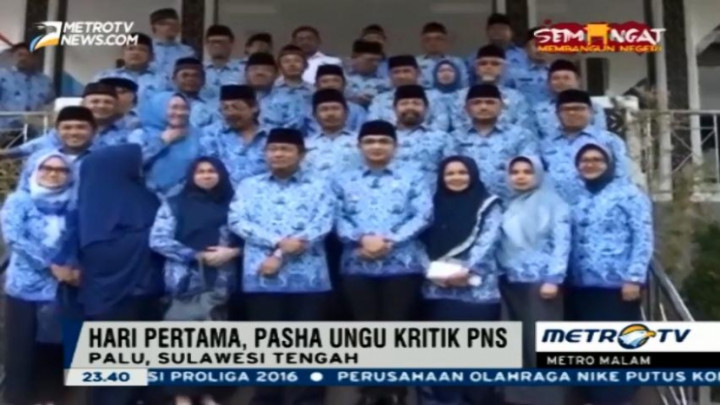 Hari Pertama Jadi Wawalkot Palu, Pasha Ungu Kritik PNS  