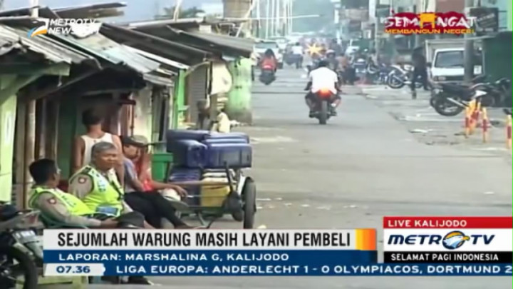 Pagi Ini, Sebagian Besar Toko di Kalijodo Tutup