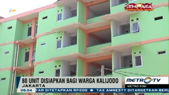Pemprov DKI Siapkan 80 Unit Rusun Marunda untuk Warga Kalijodo