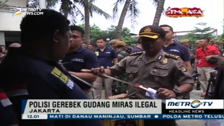 Polisi Gerebek Kafe Daeng Aziz di Kalijodo