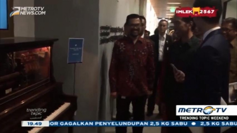 Jokowi Tiba di Kantor Twitter, Lagu Indonesia Raya Menggema