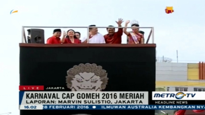 Menko PMK dan Mendagri Hadiri Karnaval Cap Go Meh Glodok 2016 