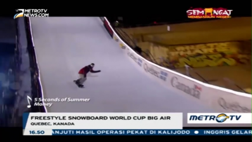 Ulasan Freestyle Snowboard World Cup Big Air 2016
