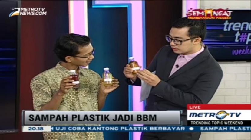 Pria Ini Sulap Sampah Plastik Jadi BBM
