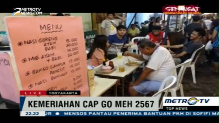 Beragam Kuliner Khas Imlek di Pekan Budaya Tionghoa Yogyakarta