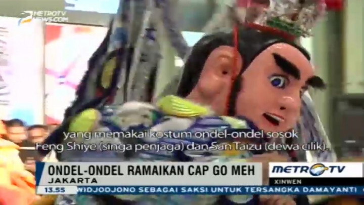  Lima Ondel-ondel Taiwan Meriahkan Perayaan Cap Go Meh 2016