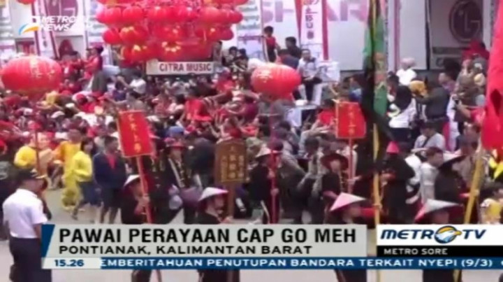 Kemeriahan Puncak Perayaan Cap Go Meh di Tiga Daerah